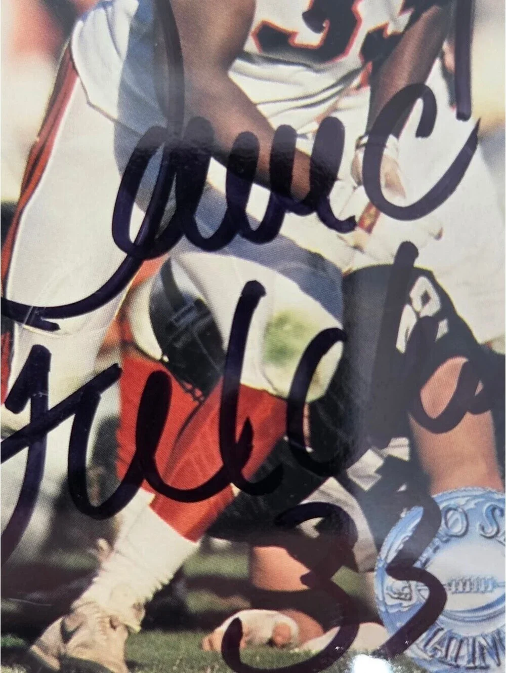 1991 Pro Set Platinum David Fulcher Bengals Signed Football Card NFL